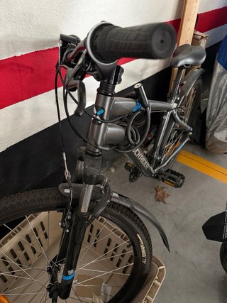 Bicicleta Rockrider ST 100 Gris