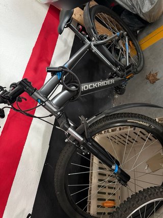 Bicicleta Rockrider ST 100 Gris