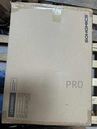 Cesto per bucato SONGMICS (150 L, 3 scomparti, coperchio in bambù, maniglie, pieghevole, sacchetto rimovibile lavabile in lavatrice, per lavanderia, camera da letto, colore legno LCB091N01)