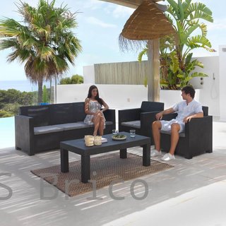 Muebles Jardín Belice Grafito