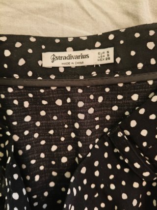 Falda pantalón Stradivarius lunares
