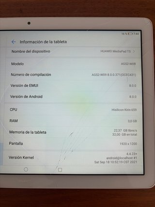 Tableta Huawei MediaPad T5 5G