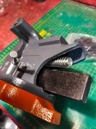 Tornillo de banco 4.5 + tac + mordaza para tubos