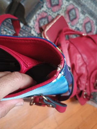 Borsa tote con aquila e bandiera USA