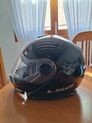 Casco Moto Modular LS2 Negro talla M