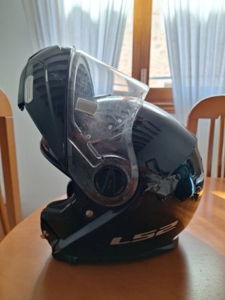 Casco Moto Modular LS2 Negro talla M