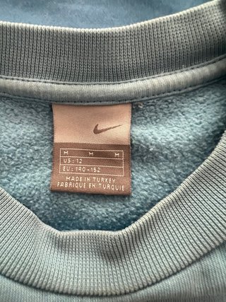 Sudadera Nike Air niña azul y gris