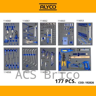 Carro Herramientas 177 Piezas Alyco 192826