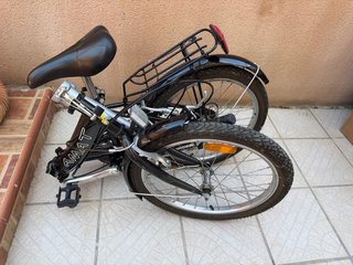 Bicicleta Plegable AMAT Negra