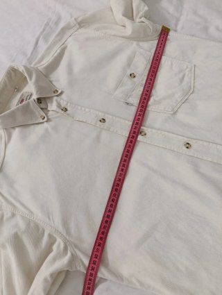 Vintage 90s cream velvet shirt Levi's