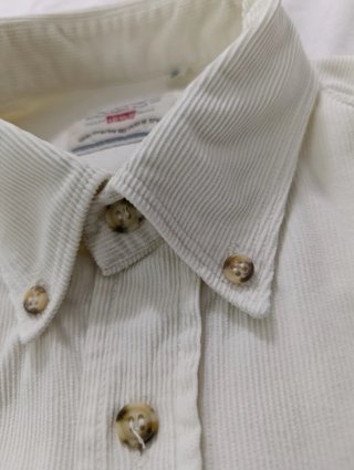 Vintage 90s cream velvet shirt Levi's