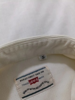 Vintage 90s cream velvet shirt Levi's
