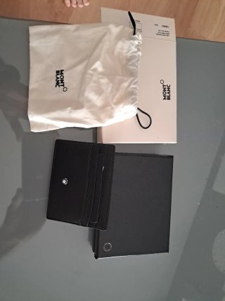 Tarjetero Montblanc piel negro