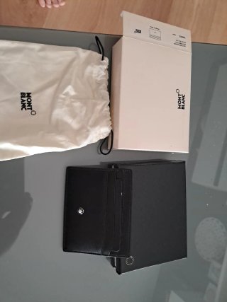 Tarjetero Montblanc piel negro