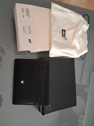 Tarjetero Montblanc piel negro