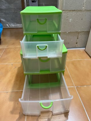Organizador de cajones plástico transparente