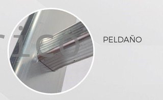 Escalera Aluminio Elite 2x14 - 4+4 M - 80-80x30mm