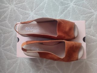 Alpargatas Naranja/Beige.