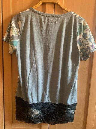 Camiseta Custo Talla Única Multicolor ancha