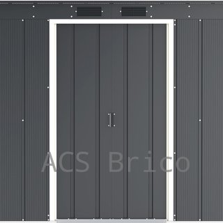 Caseta Metálica Eco Pent Roof 113x176x203 cm - Duramax