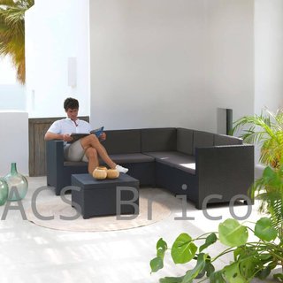 Muebles Jardín Oasis Grafito