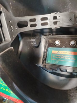 Casco pantalla electrónica para soldar