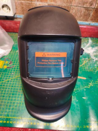 Casco pantalla electrónica para soldar