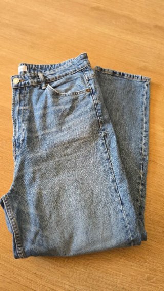 Pantalón Zara Talla 46 Azul