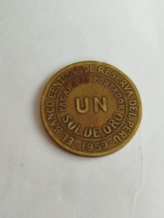 Perú 1 Sol 1959 Moneda