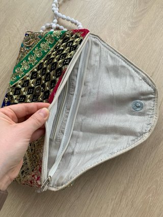 Bolso de fiesta Zara patchwork