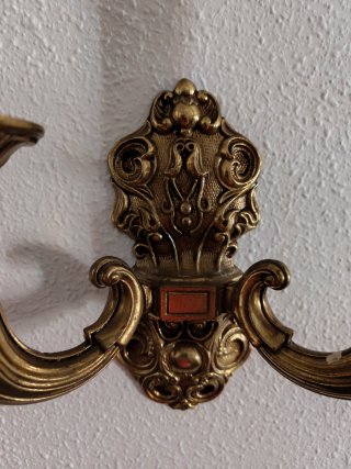 Apliques de pared latón estilo clásico