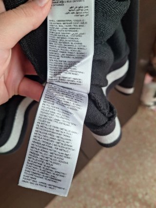Lotto/set tuta nera sportiva Puma felpa pantaloni