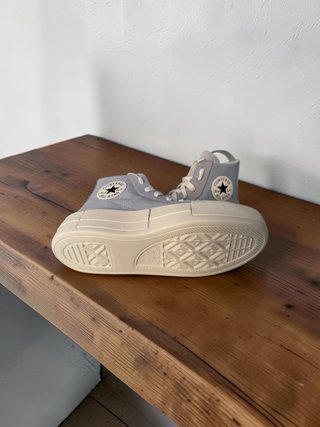 Converse plataforma azul