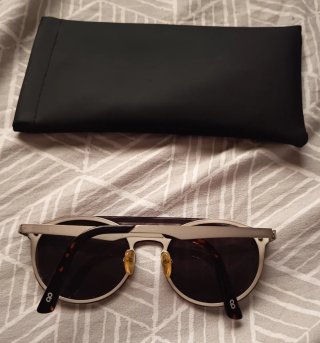 Gafas de sol Kipers negras y marrones
