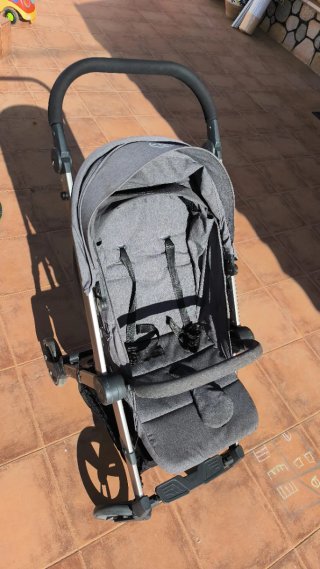 Silla de paseo Twistshake gris