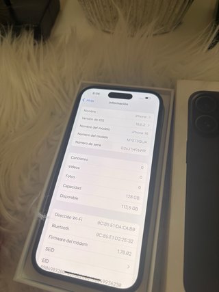 iPhone 16 128GB Negro