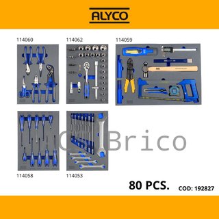 Carro Herramientas 80 Piezas Alyco 192827