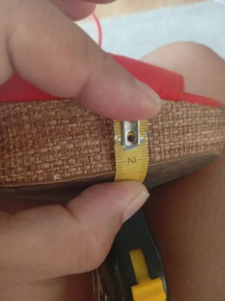 Sandalias cuña rojas