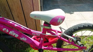 Bicicleta niña rosa 16 pulgadas