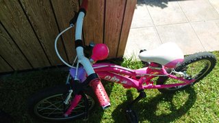 Bicicleta niña rosa 16 pulgadas