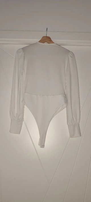 Body mujer blanco manga larga