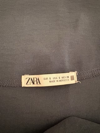 Vestido Zara Azul Petróleo