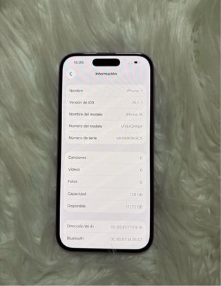 iPhone 16 128gb Morado