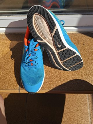 Nike Bambas Talla 40 Azul Naranja Poco Uso