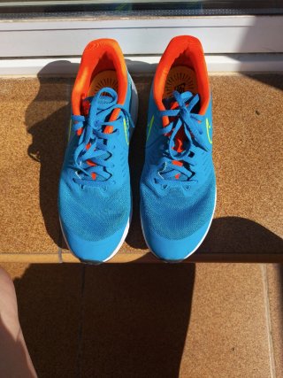 Nike Bambas Talla 40 Azul Naranja Poco Uso