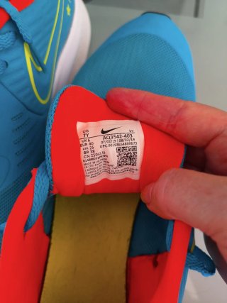 Nike Bambas Talla 40 Azul Naranja Poco Uso