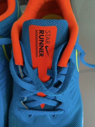 Nike Bambas Talla 40 Azul Naranja Poco Uso