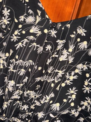 Mono largo estampado floral