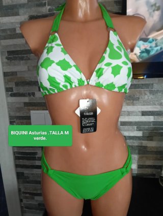 Biquini Asturias Talla M Verde
