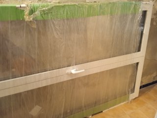 Balconera NUEVA puertas aluminio doble cristal.